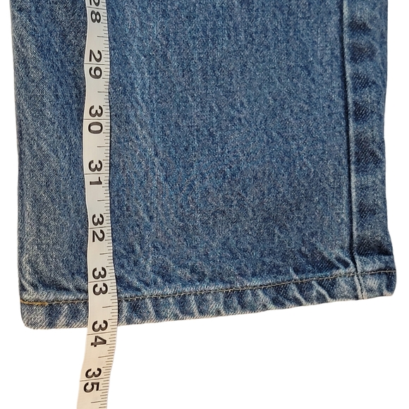 Carhartt Relaxed Fit Vintage Y2K Workwear Medium Wash Denim Jeans 32x34 - Picture 11 of 12